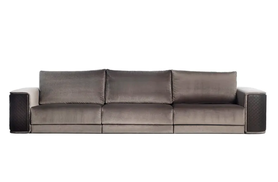 obrazek 1 Elitarna sofa MASTER w odcieniach brązu - Collecion Alexandra