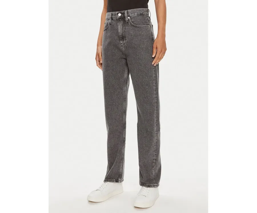 obrazek 1 Calvin Klein Jeans Jeansy J20J223657 Szary Straight Fit