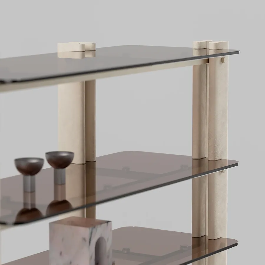 obrazek 33 Wspaniała włoska modernistyczna biblioteczka do salonu lub gabinetu