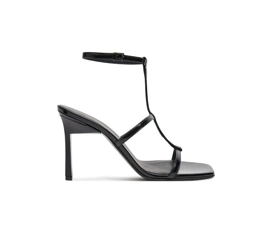 obrazek 1 Calvin Klein Sandały Heel Gladi Sandal 90 Pat HW0HW02312 Czarny