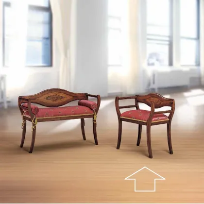 Zdjęcie Antyczny elitarny mały fotel do wyjątkowego wnętrza - Morello Gianpaolo