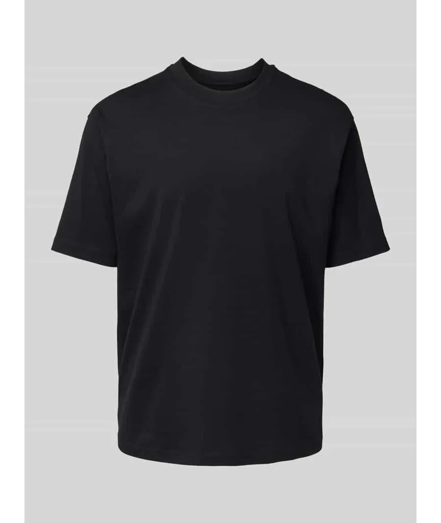 obrazek 1 T-shirt z prążkowanym okrągłym dekoltem