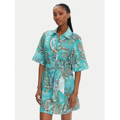 Zdjęcie Seafolly Sukienka koszulowa La Mer 55422-DR Turkusowy Regular Fit