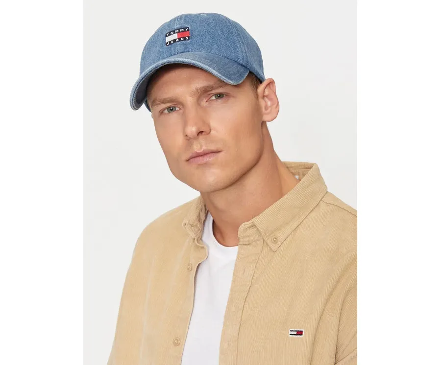 obrazek 1 Tommy Jeans Czapka z daszkiem AM0AM12936 Niebieski