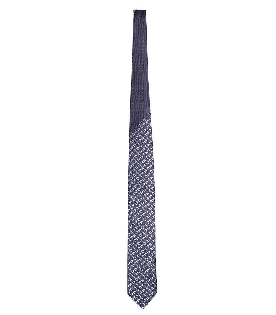 obrazek 2 Ponadczasowy, elegancki krawat z jedwabiu z kwiatowym wzorem