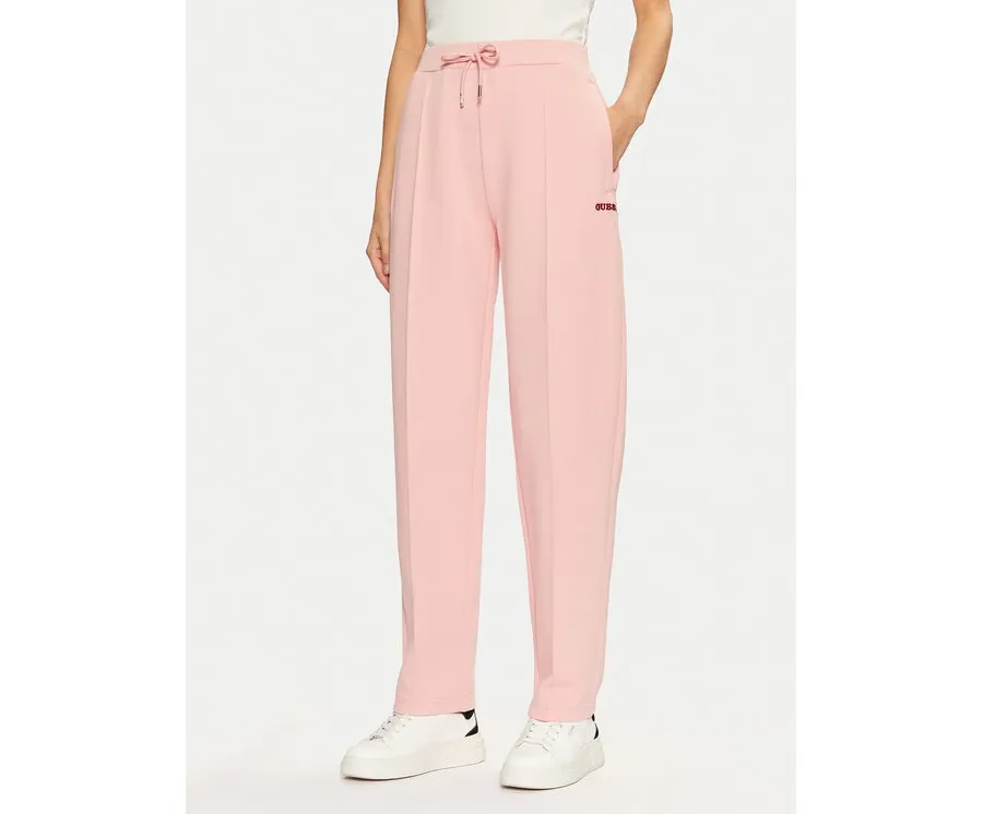 obrazek 1 Guess Spodnie materiałowe V5RB01 KCLD1 Różowy Regular Fit