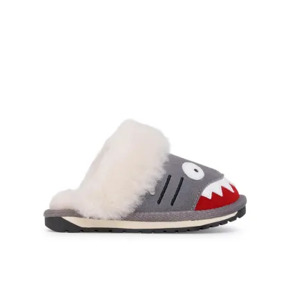 Zdjęcie EMU Australia Kapcie Shark Slipper K12436 Szary