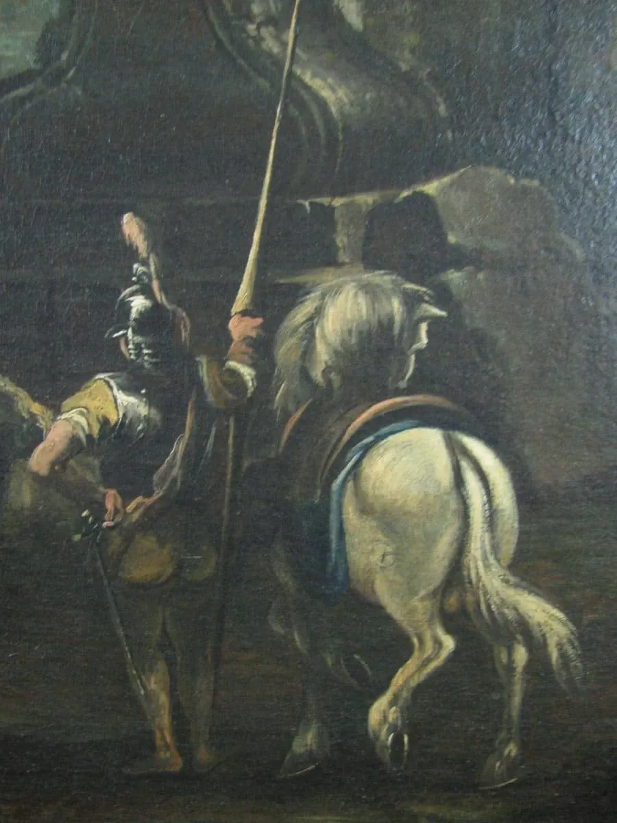 obrazek 10 Capriccio z ruinami i figurami, obraz olejny na płótnie, z początku XVIII wieku