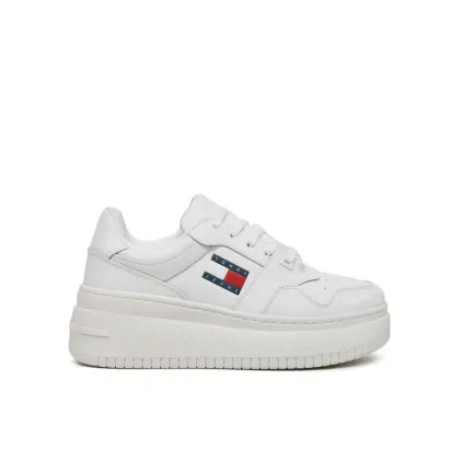 Zdjęcie Tommy Jeans Sneakersy Tjw Retro Basket Flatform Ess EN0EN02506 Biały