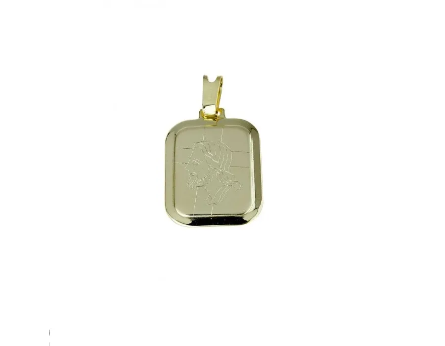 obrazek 1 Kwadratowy medalik Świętej twarzy wym.27x22mm.