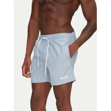 Zdjęcie HUGO Szorty kąpielowe Haiti 50469312 Błękitny Regular Fit