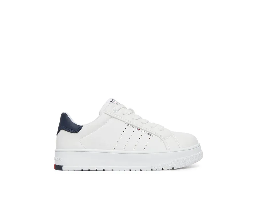 obrazek 1 Tommy Hilfiger Sneakersy Low Cut Lace-Up Sneaker T3X9-33856-1355 M Biały