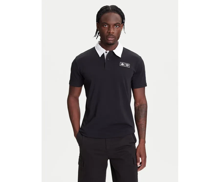 obrazek 1 Kappa Polo Authentic Nilde 351R2IW Czarny Regular Fit