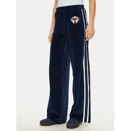 Zdjęcie Tommy Jeans Spodnie dresowe Velvet DW0DW20542 Niebieski Regular Fit