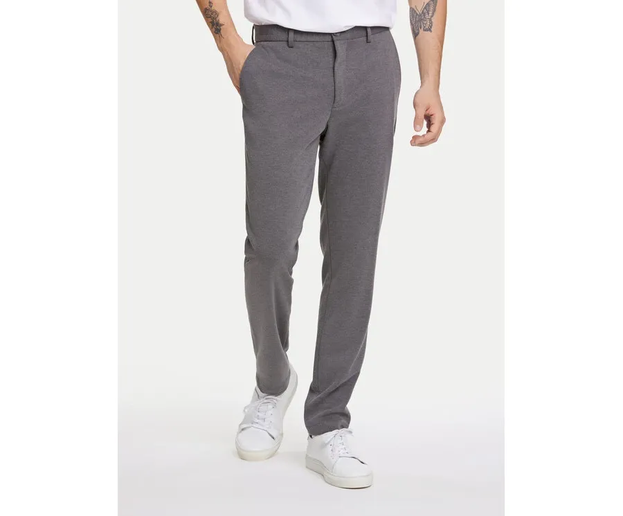 obrazek 1 Lindbergh Chinosy 30-006052 Szary Slim Fit