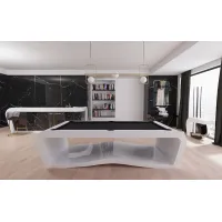 Picture Modern shaped billiard table - Cirillo Biliardi