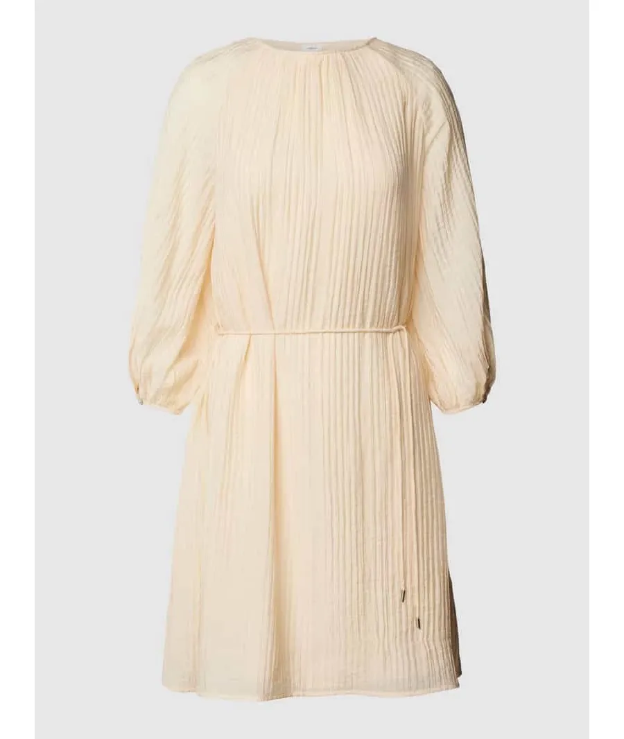 obrazek 1 Sukienka mini z mieszanki wiskozy z efektem marszczenia