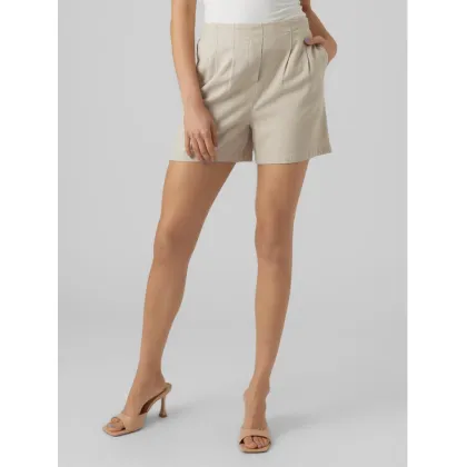 Zdjęcie Vero Moda Szorty materiałowe Jesmilo 10279694 Beżowy Regular Fit