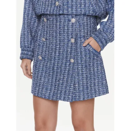 Zdjęcie Custommade Spódnica mini Rachelle 999830902 Niebieski Regular Fit