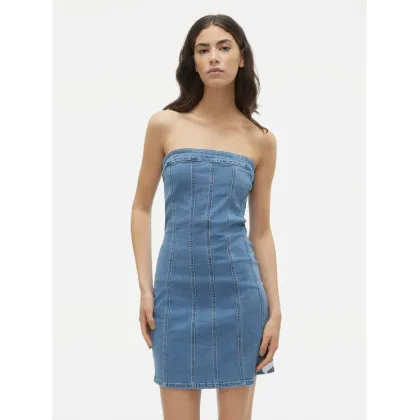 Zdjęcie Vero Moda Sukienka jeansowa Zoie 10310272 Niebieski Slim Fit