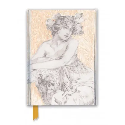 Zdjęcie Dziennik foliowany (Alphonse Mucha: Study for Documents Décoratifs Plate 12) - Flame Tree Publishing
