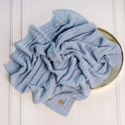 Zdjęcie Kocyk dziecięcy Sofia 80x100 niebieski