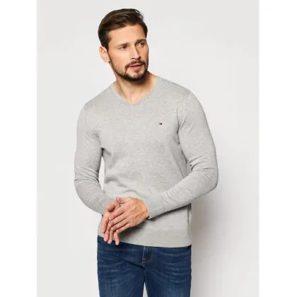 Zdjęcie Tommy Hilfiger Sweter MW0MW04979 Szary Regular Fit