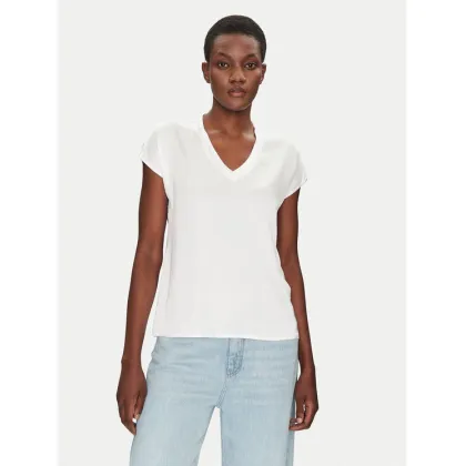 Zdjęcie ViCOLO Bluzka TD0009 Biały Relaxed Fit