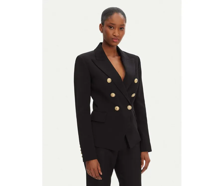 obrazek 1 Balmain Marynarka DF1SG008VB00 Czarny Regular Fit
