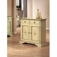 Picture 2-door and 2-drawer sideboard with lacquered shelf - Zanini