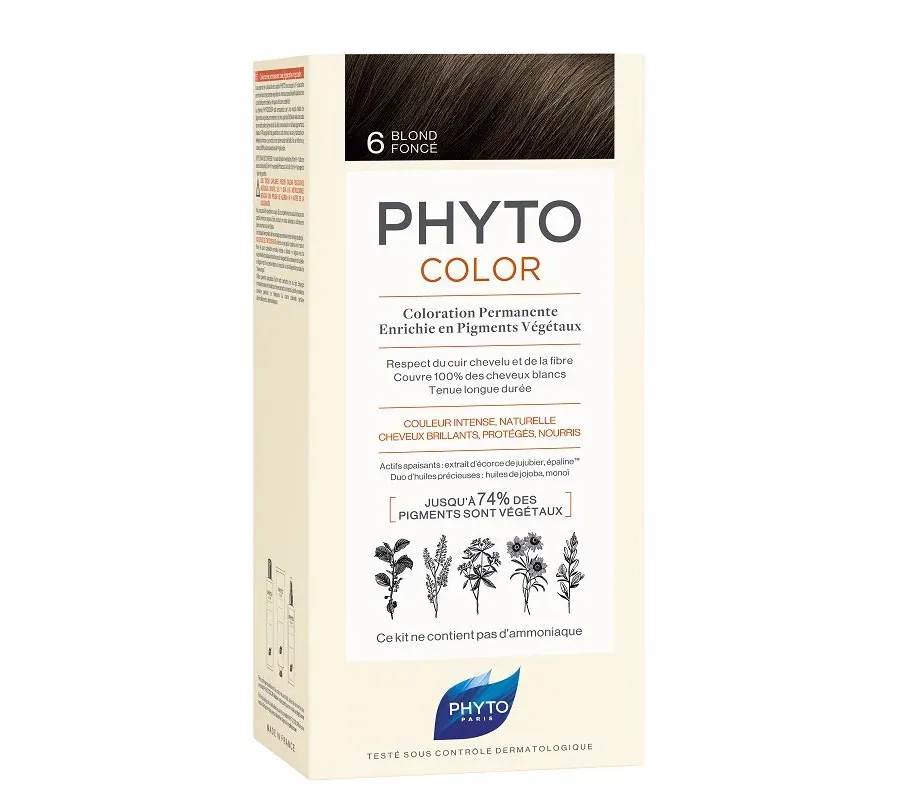 obrazek 1 Phyto Phytocolor Farba do włosów, 6 Ciemny Blond