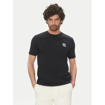 Zdjęcie KARL LAGERFELD T-Shirt 755710 552224 Granatowy Regular Fit