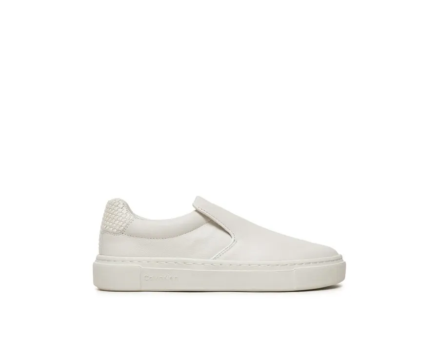 obrazek 1 Calvin Klein Sneakersy Cupsole Slip On HW0HW02297 Biały
