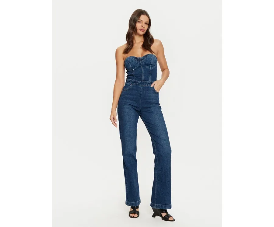 obrazek 1 Guess Kombinezon W4PD1E D5JT1 Granatowy Regular Fit