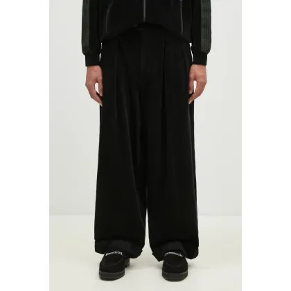 Zdjęcie Engineered Garments spodnie sztruksowe Oxford Pant kolor czarny proste 24F1F031.WP011