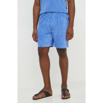 Zdjęcie Polo Ralph Lauren szorty męskie kolor niebieski 710901046
