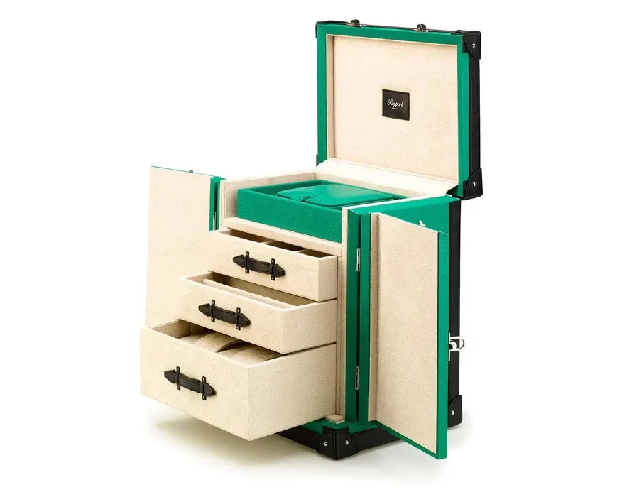 obrazek 7 Ekskluzywna szkatułka skórzana na biżuterię