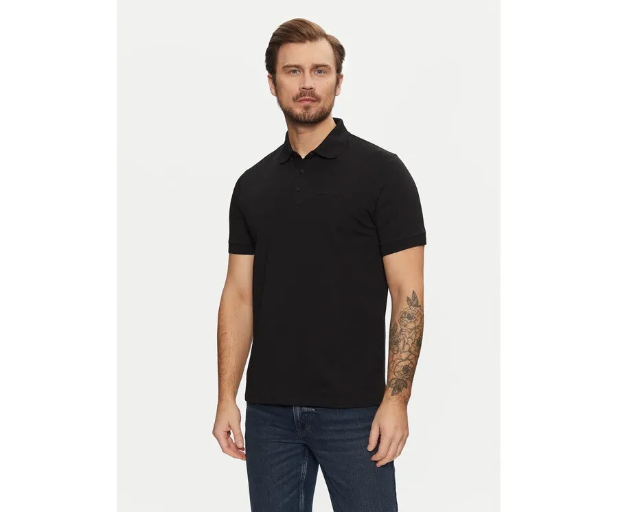 obrazek 1 KARL LAGERFELD Polo 745085 551225 Czarny Regular Fit