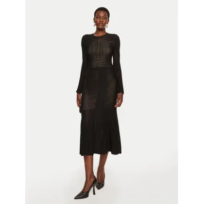 Zdjęcie TWINSET Sukienka dzianinowa 242TP3050 Czarny Regular Fit