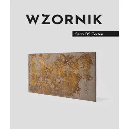 Zdjęcie Wzornik DS - (brązowy corten, średnia porowatość) - beton architektoniczny