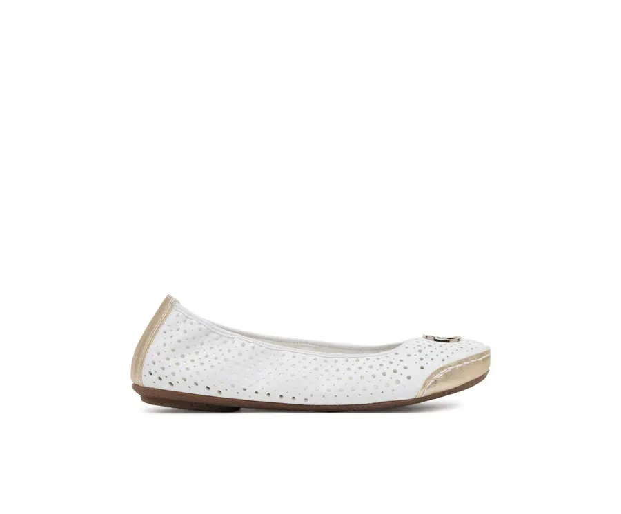 obrazek 1 Rieker Baleriny 41459-80 Biały