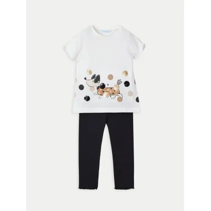 Zdjęcie Mayoral Komplet t-shirt i legginsy 3706 Czarny Regular Fit