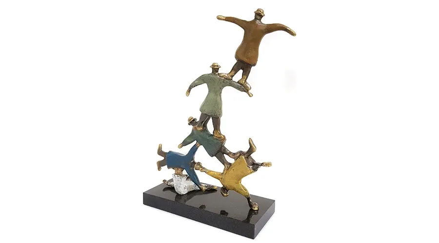 obrazek 2 Niesamowita statuetka z platerowanego brązu "Niebo jest granicą" - wyjątkowy prezent na różne okazje