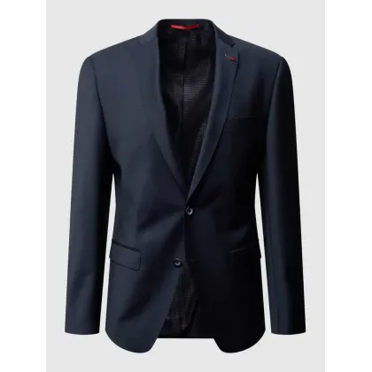 Zdjęcie Marynarka o kroju slim fit z mieszanki żywej wełny zapinana na 2 guziki