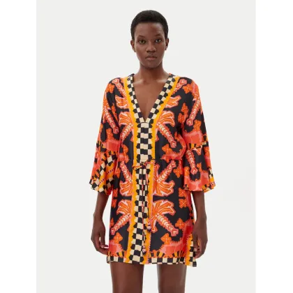 Zdjęcie Maaji Sukienka plażowa Racing Palms Joypop PT2529CPO003 Pomarańczowy Regular Fit
