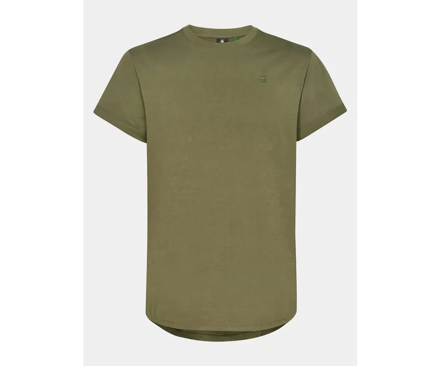 obrazek 1 G-Star Raw T-Shirt Lash D16396-B353 Zielony Regular Fit