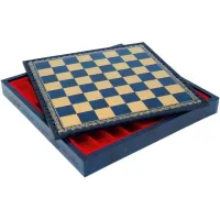 Zdjęcie Niebiesko-złota, elegancka plansza szachowa (35cm) 219GB