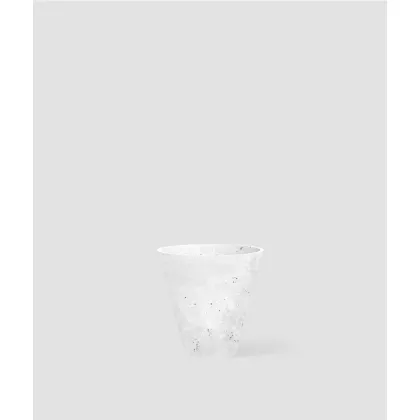 Zdjęcie 23x45x45 cm CT - Donica betonowa w kształcie stożka (biała)