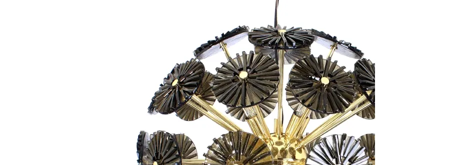 obrazek 3 Inspirowana mniszkiem lekarskim lampa wisząca Dandelion