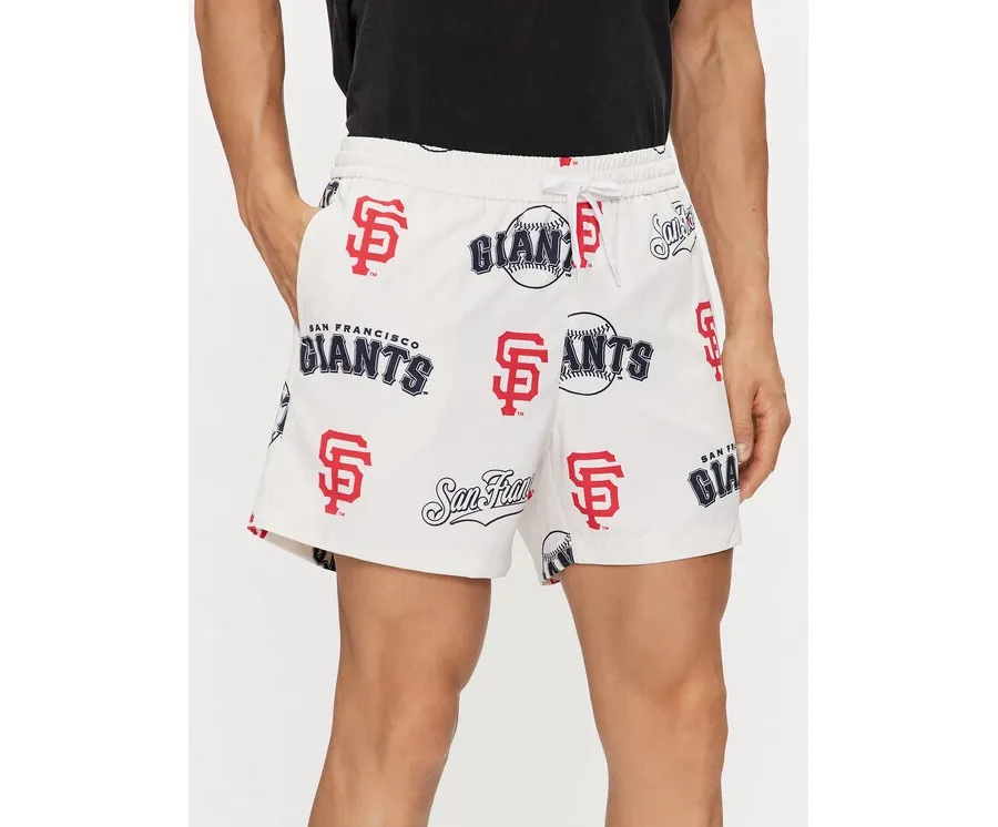 obrazek 1 Champion Szorty plażowe 219885 Écru Short Fit